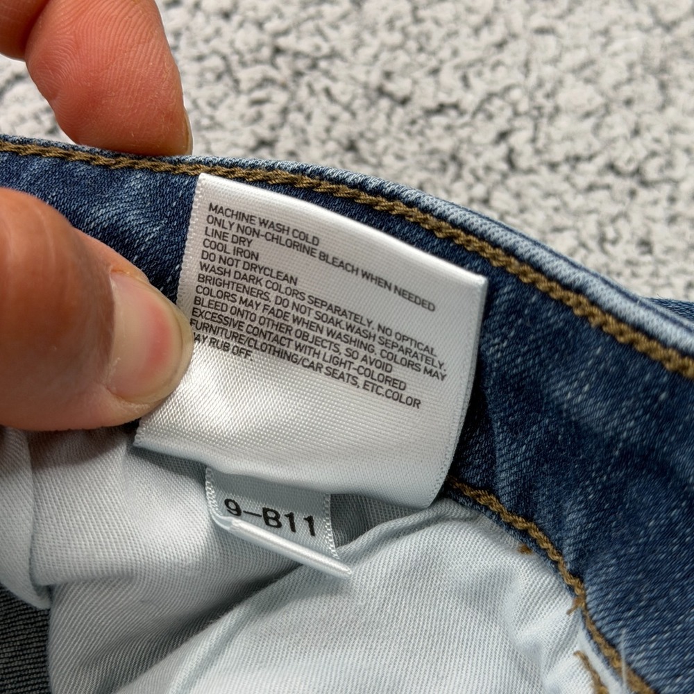 Uniqlo Jeans Women 30x26.5 Blue Skinny Stretch Mid Rise Ankle Zip Denim Pants - Picture 8 of 16